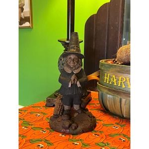 Tom Clark Cairn Studios Plymouth Gnome Pilgrim Thanksgiving Gnome